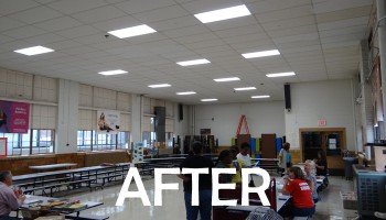 after photo of second cafeteria